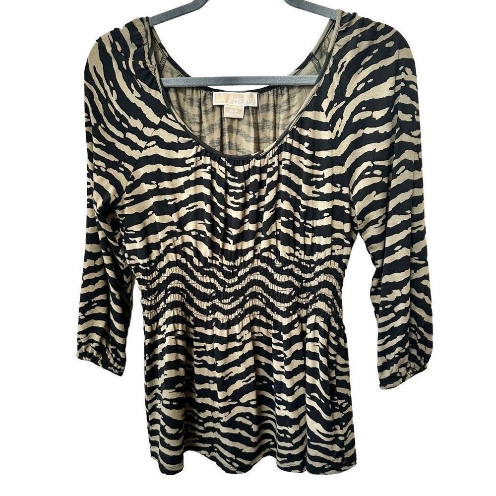 Michael Kors animal print blouse